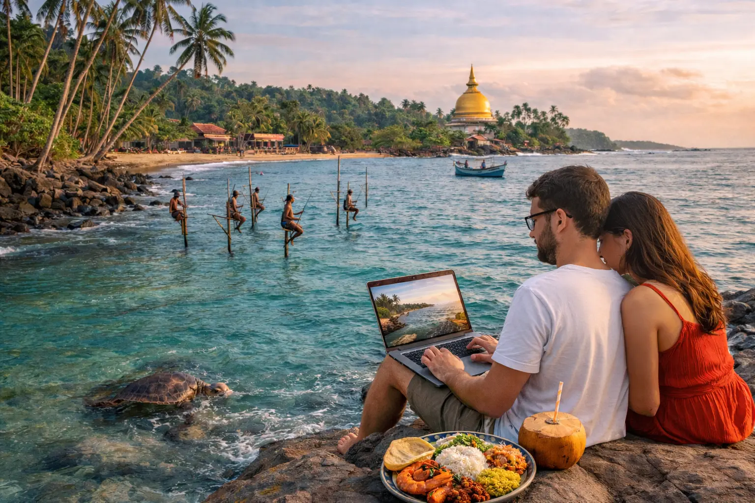 Sri Lanka tropical lifestyle for digital nomads